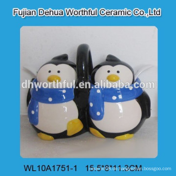 Pinguin Design Keramik Würze Set